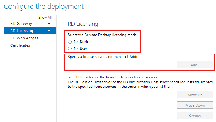 configure RDS