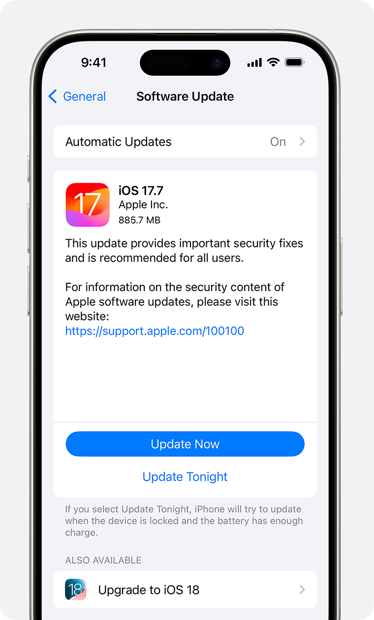 actualizar ios