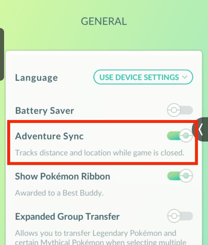 use pokemon go in built parent control step 1