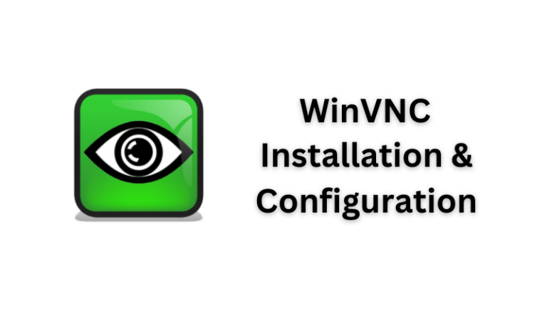 winvnc installation