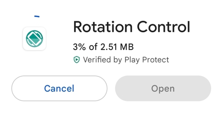 Install the rotation control app