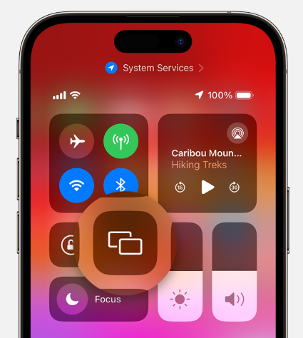 Tap Screen Mirroring