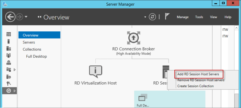 add rd session host server