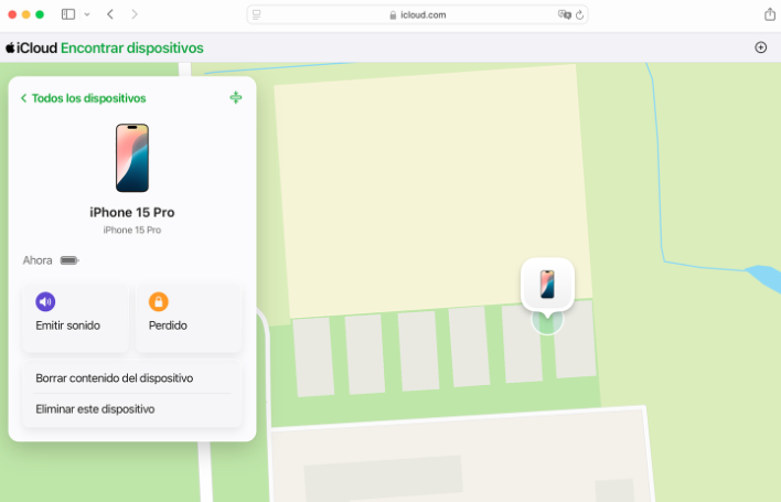 iCloud Encontrar mi iphone online