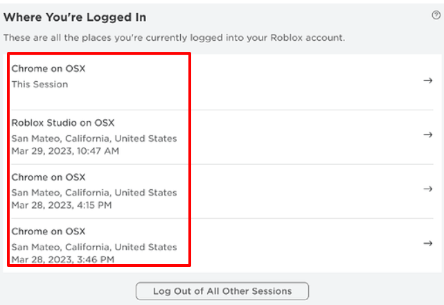 check Roblox Where You're Logged In