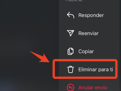 eliminar para ti en instagram