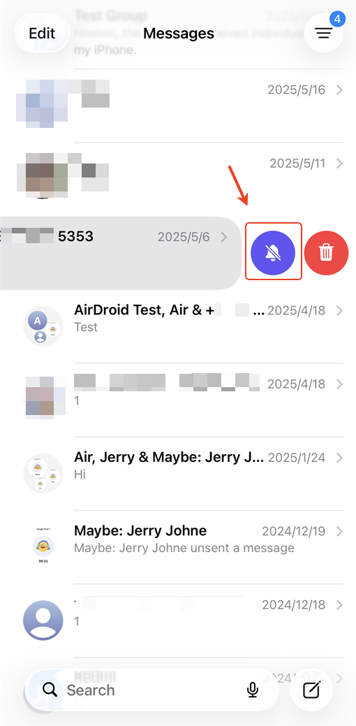 nascondere gli avvisi su iPhone
