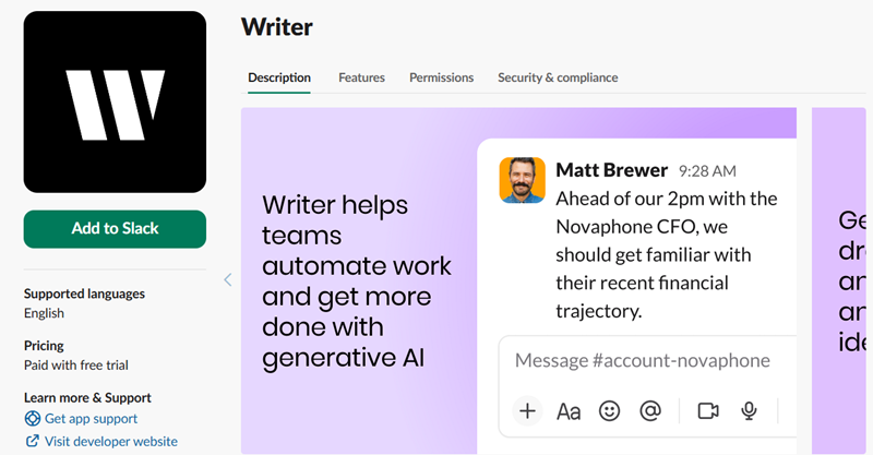 how to add chatbot to Slack