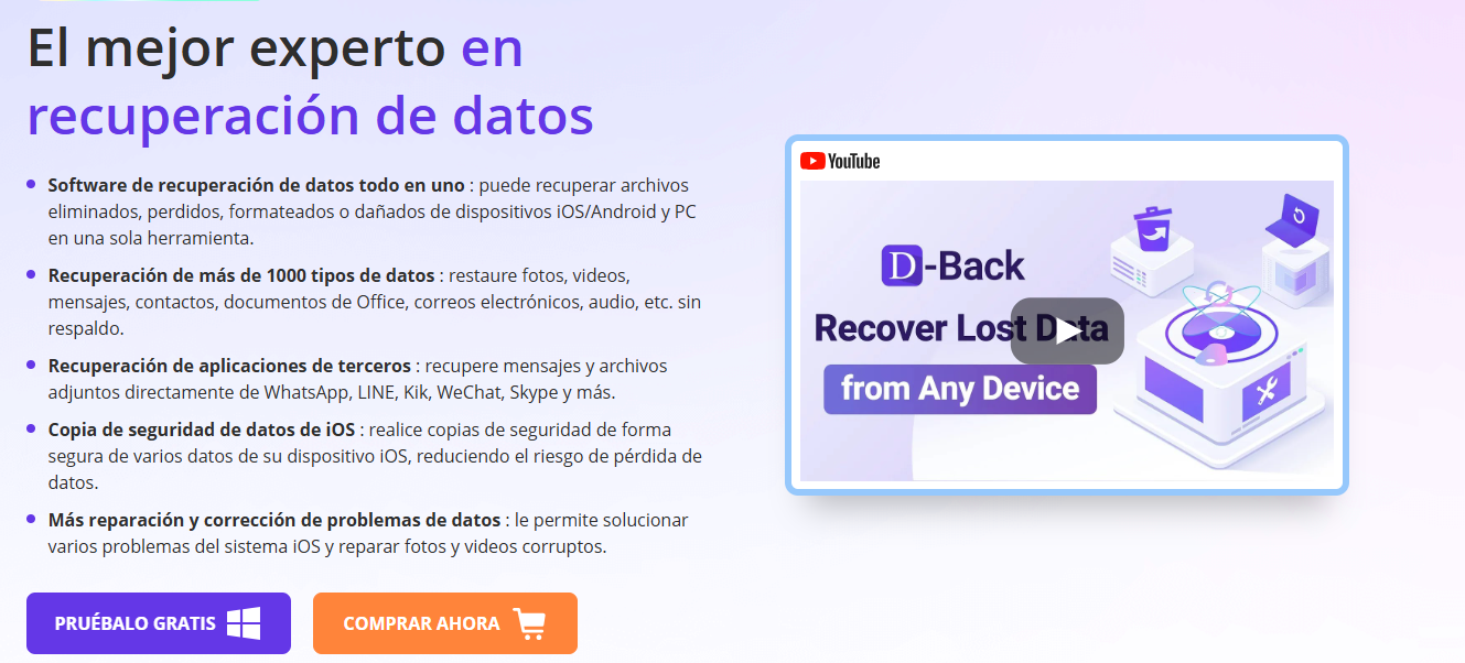 iMyFone D-Back para Android