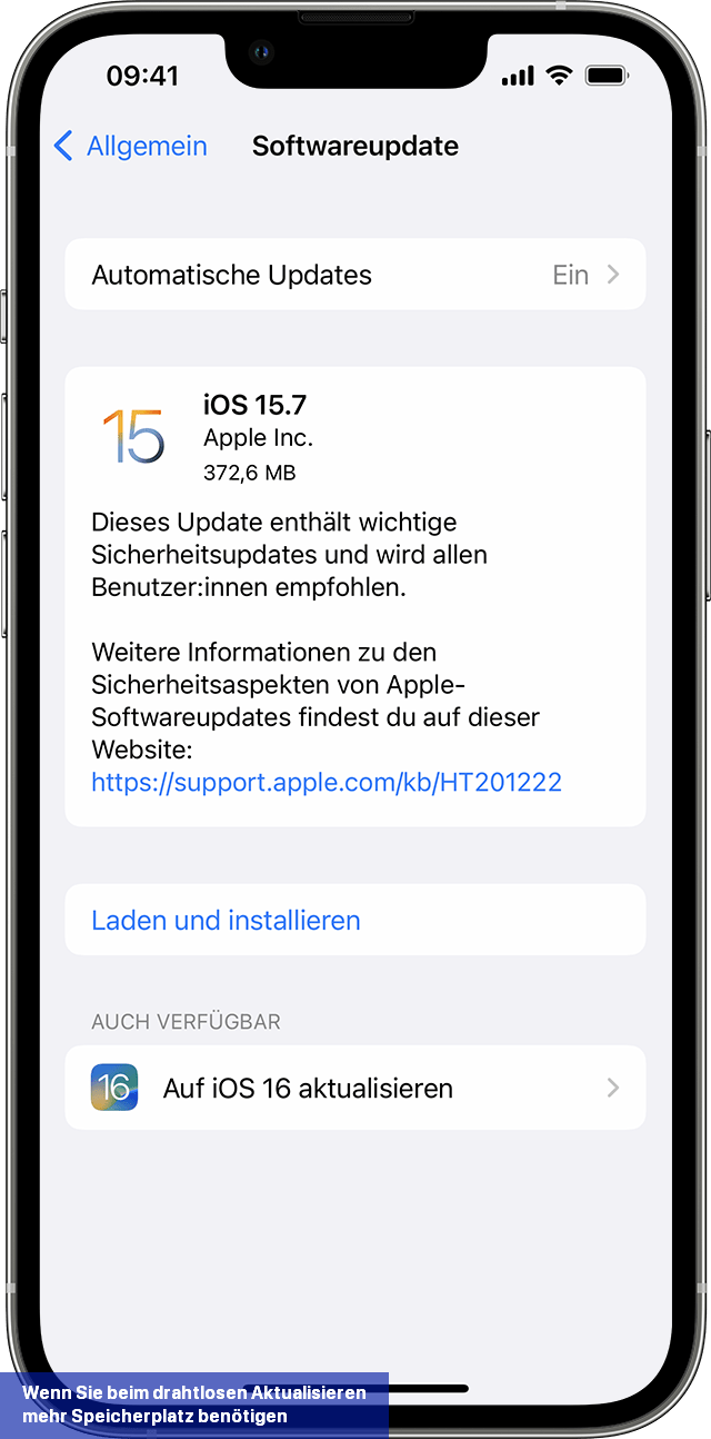 iOS-aktualisieren