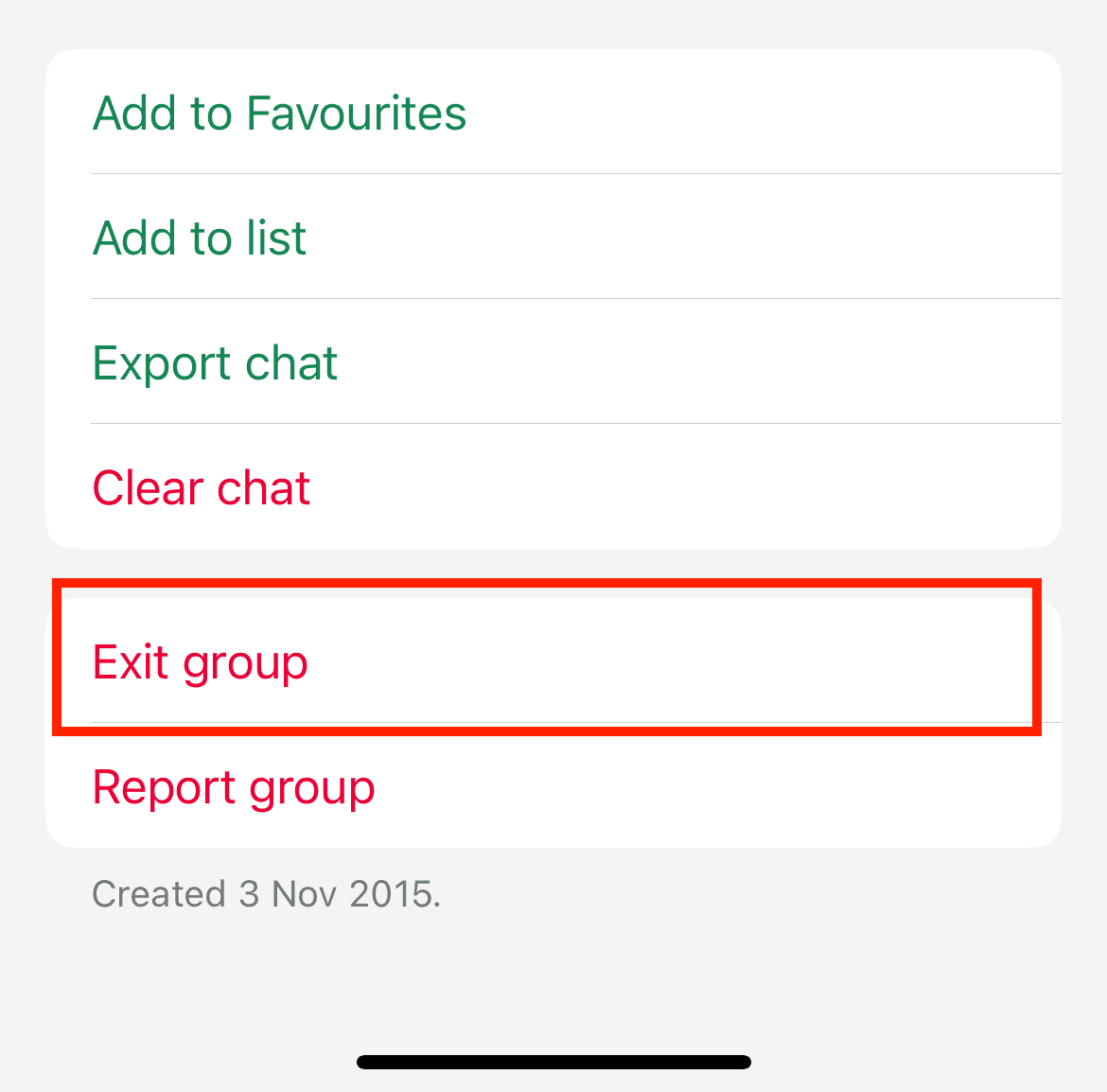 exit group