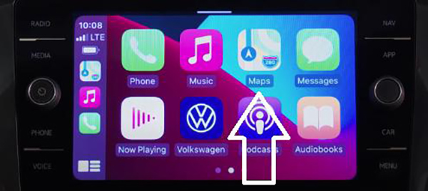 Rechercher Le Logo CarPlay Sur l’écran De Sa Voiture