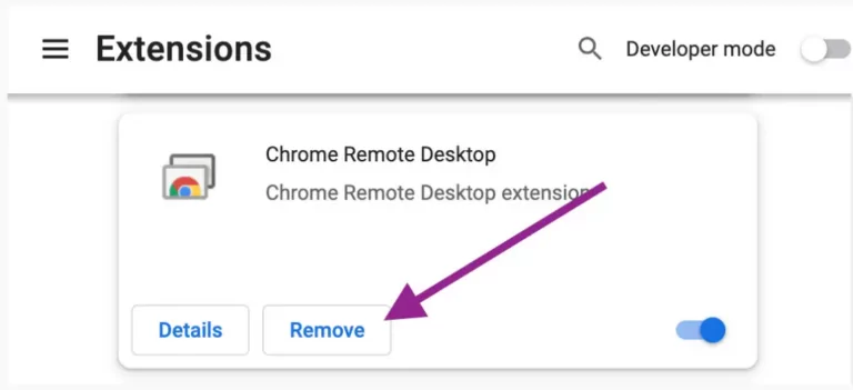 remove Chrome remote desktop