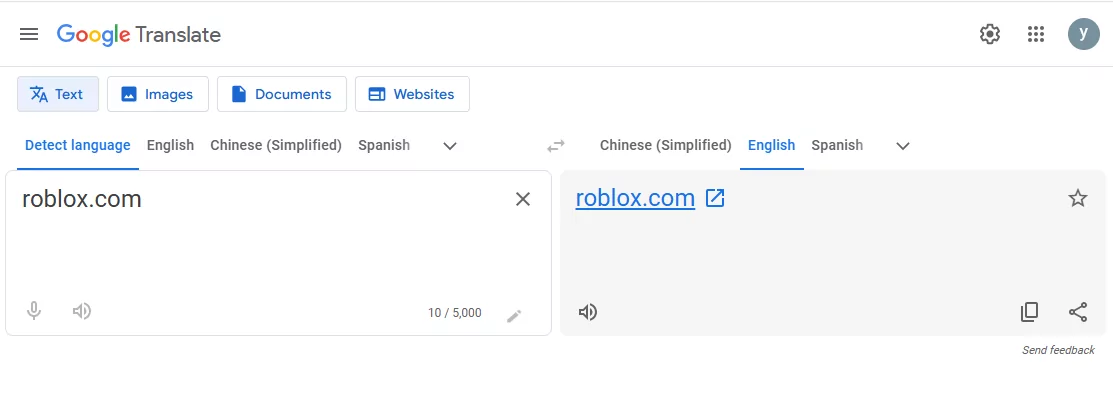 Roblox Google Translate