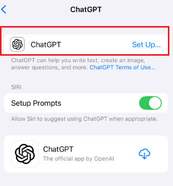 Set Up ChatGPT