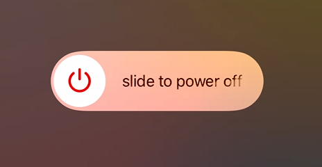 slide to power off iPhone under iOS 18