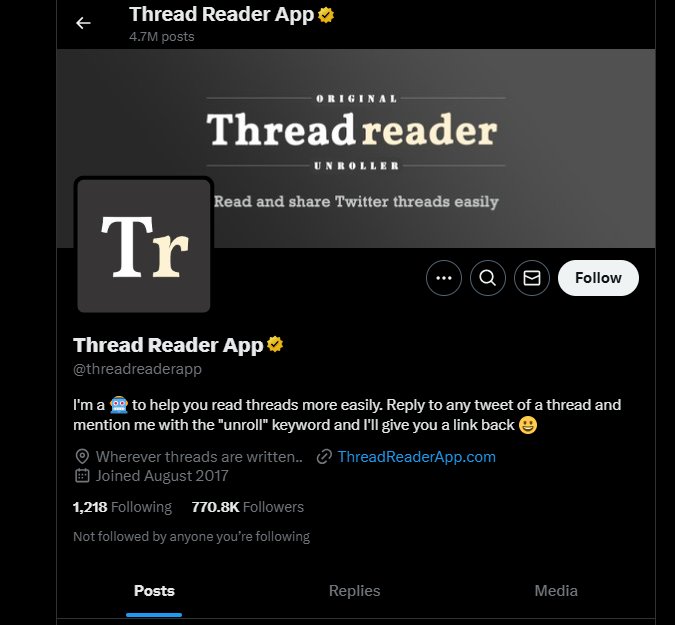 Thread Reader App