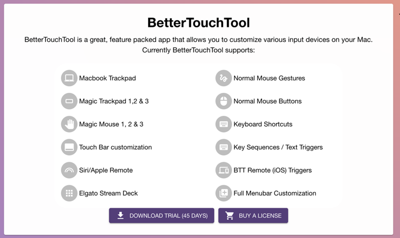 BetterTouchTool