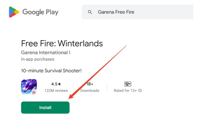 Search for Garena Free Fire