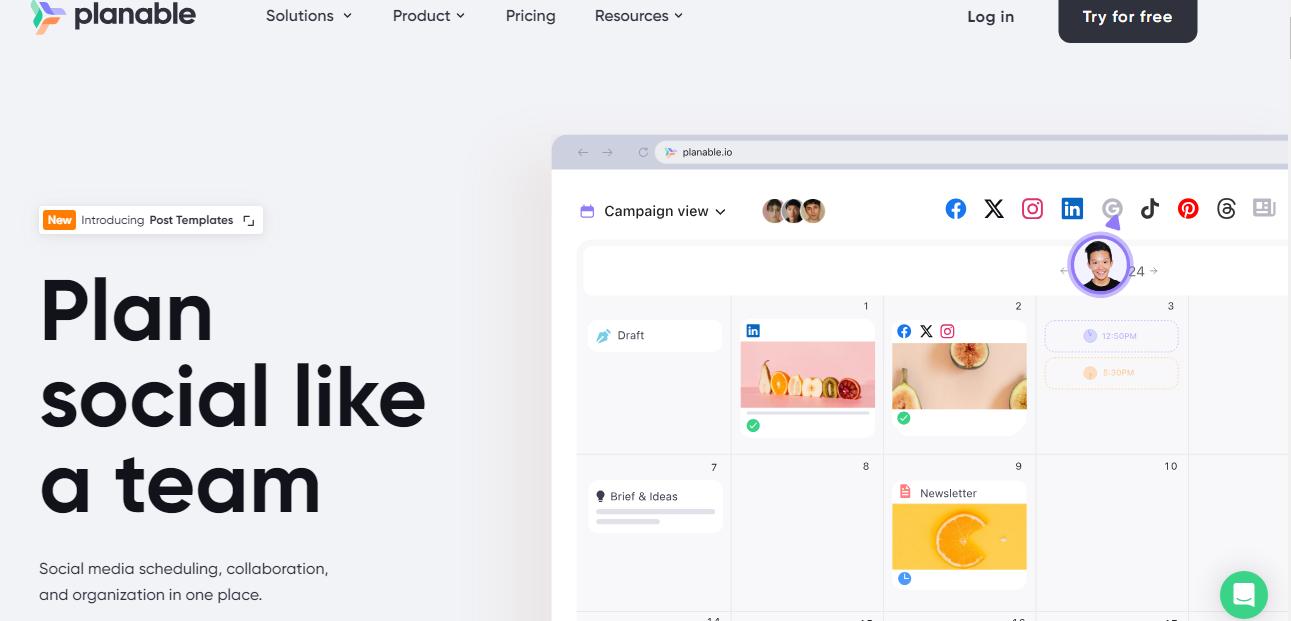 TikTok Marketing Tool - Planable