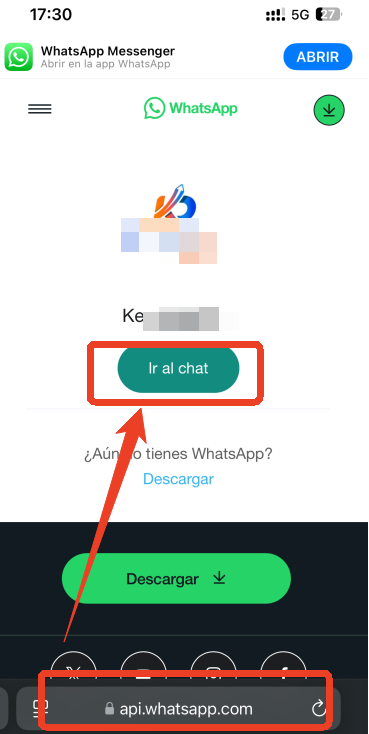 web api para enviar mensaje de whatsapp