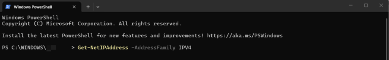 Get NetIPAddresAddressFamily IPV4 768x119