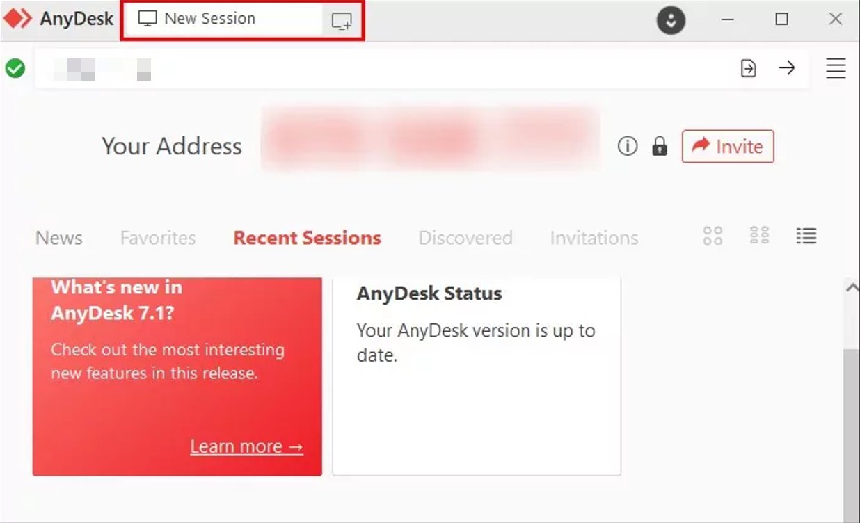 anydesk new session invite 2