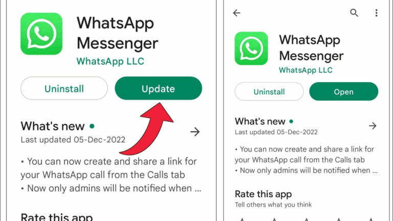Update WhatsApp