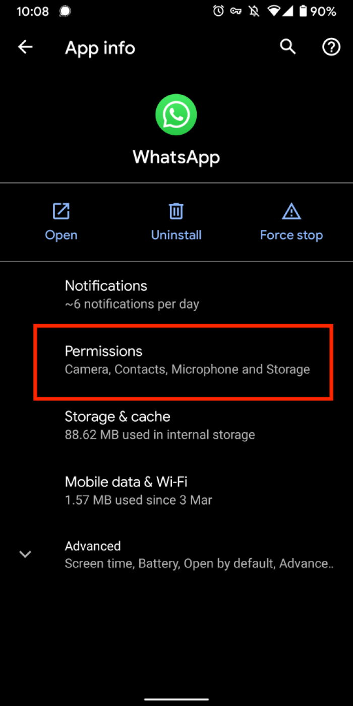 turn on google drive access