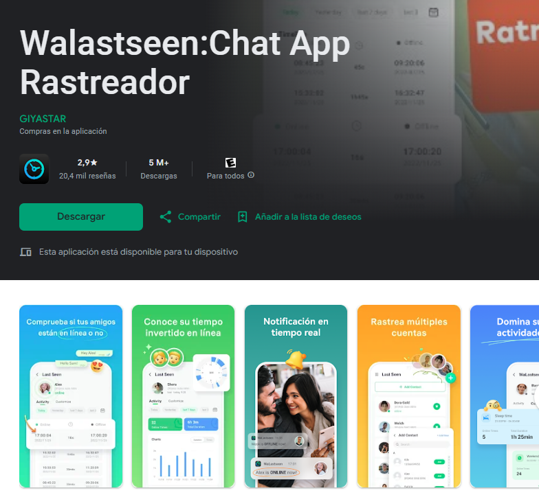 rastrear mensaje de whatsapp con walastseen