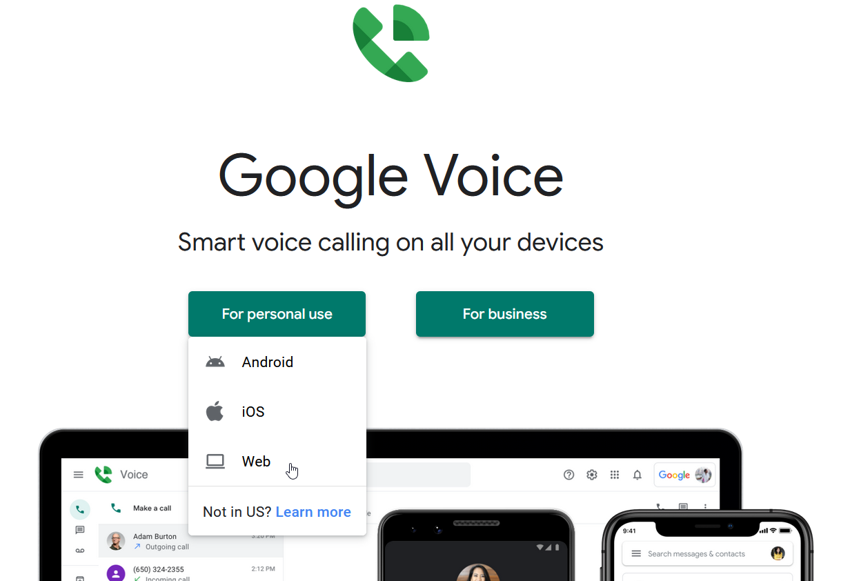 verify whatsapp via google voice