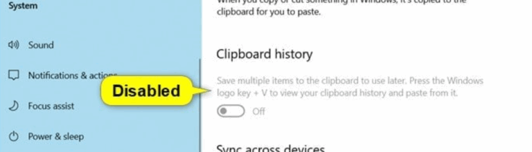 clipboard history windows 10