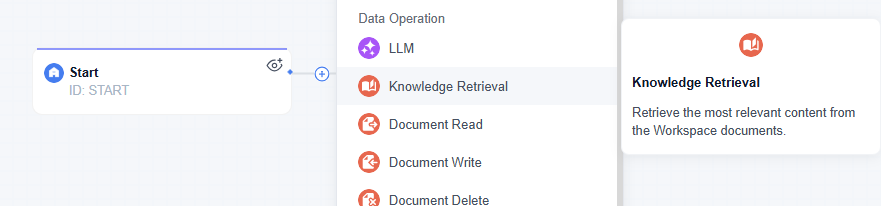 add knowledge retrieval node