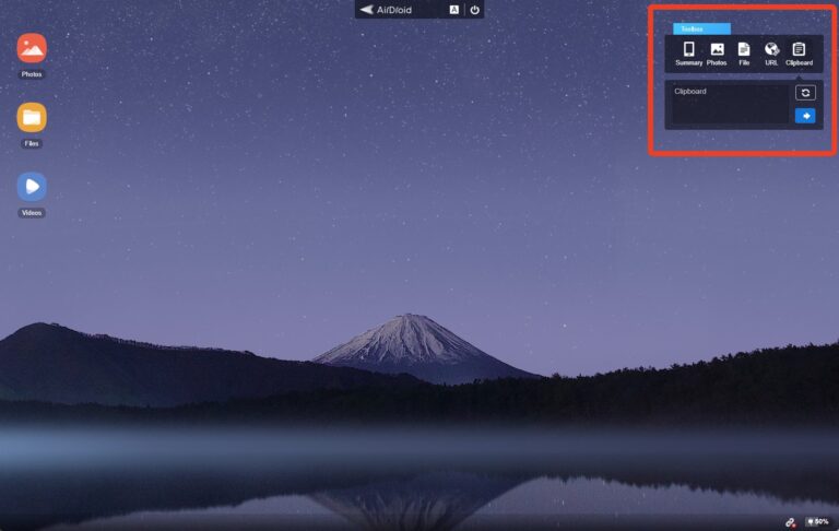 airdroid personal web clipboard