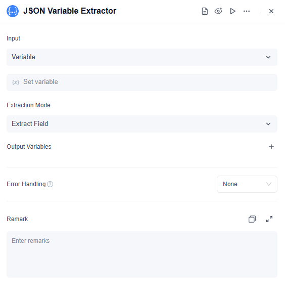 json variable extractor