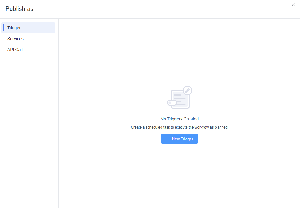 trigger service workflow