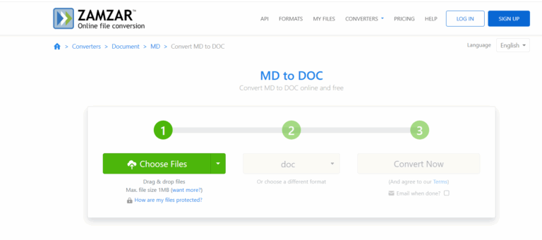 zamzar markdown to doc conversion.jpg