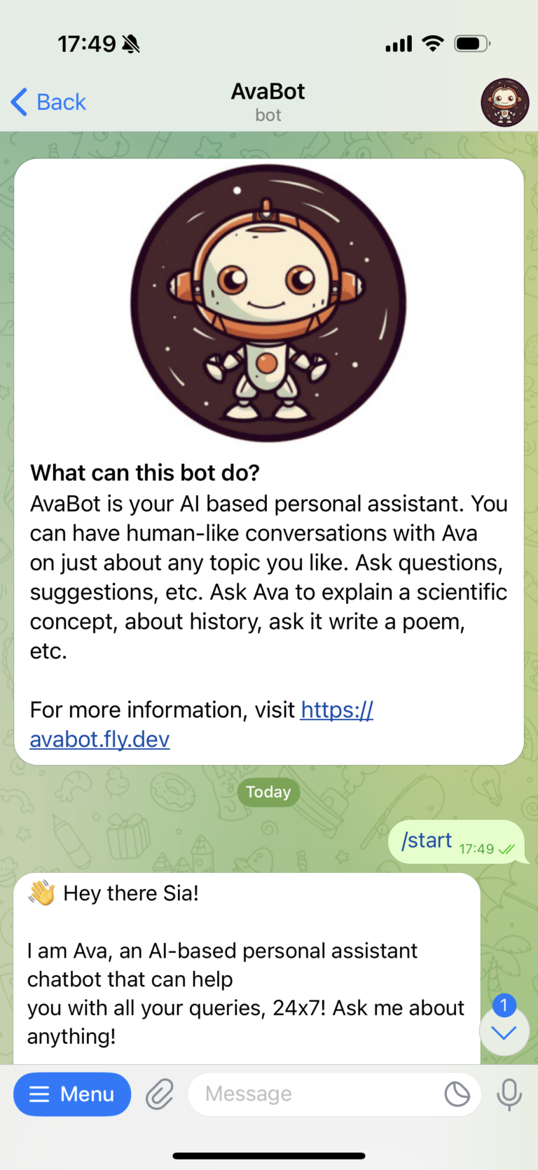 best chat bot in telegram