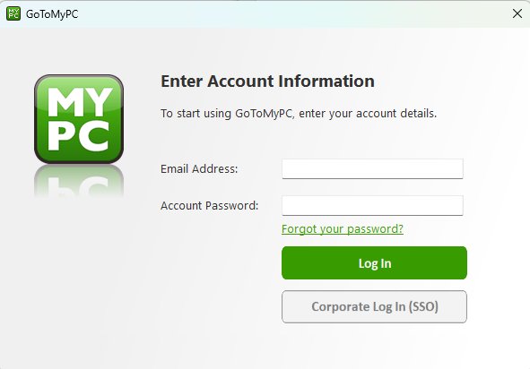 GoToMyPC launcher