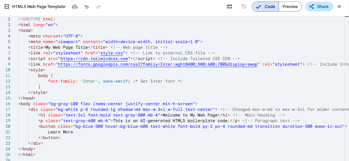 LLM tool boilerplate code