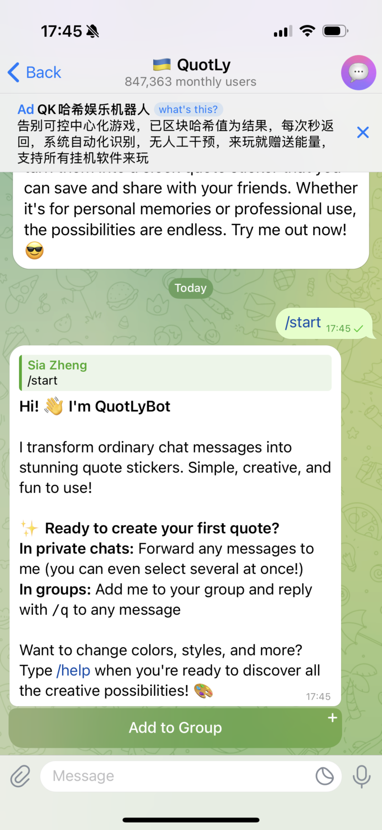 best telegram ai bot