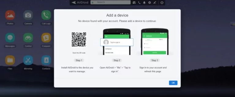 android message app airdroid 2