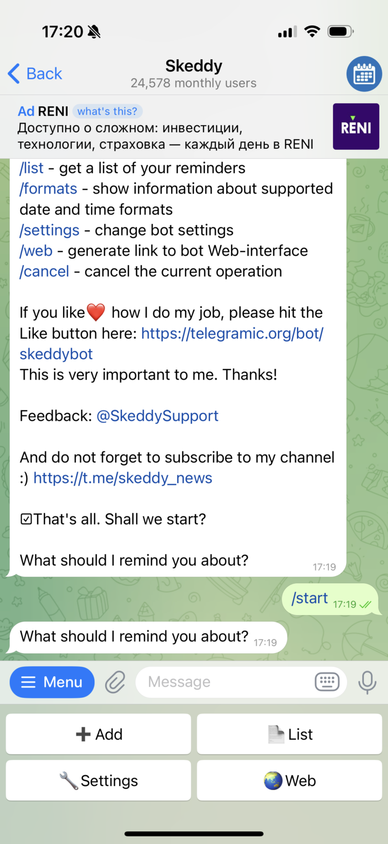 popular telegram bots