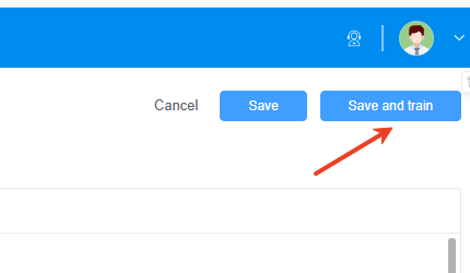 train data in knowledge base