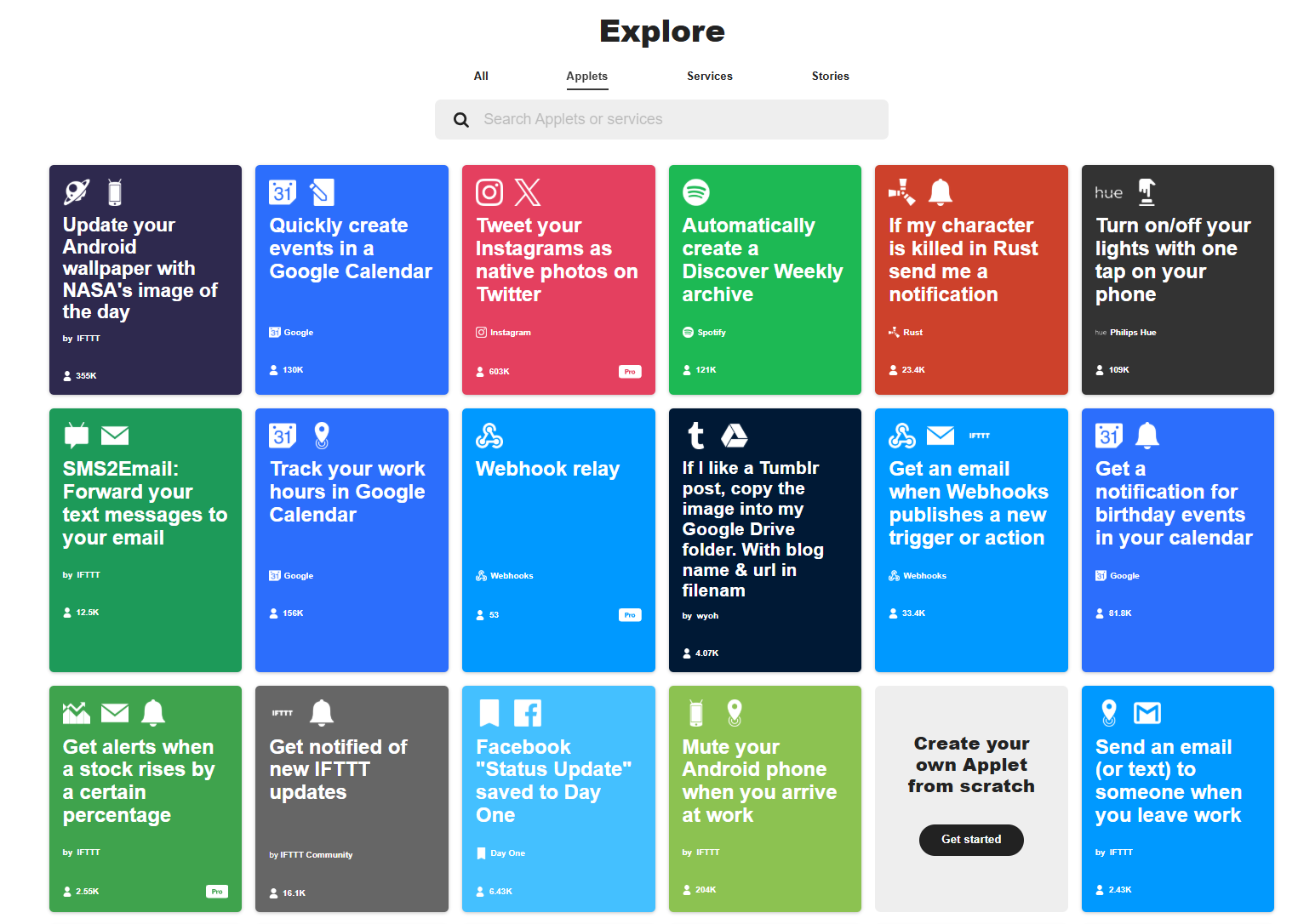 IFTTT integration