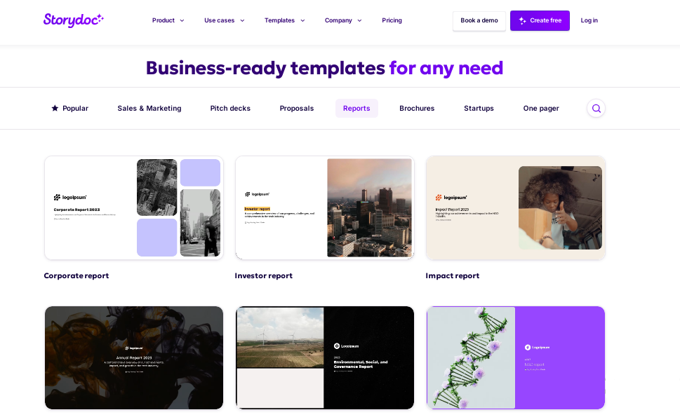 storydoc report generator
