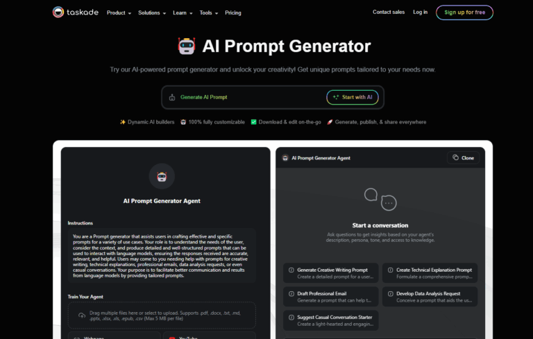 taskade prompt generator 768x489