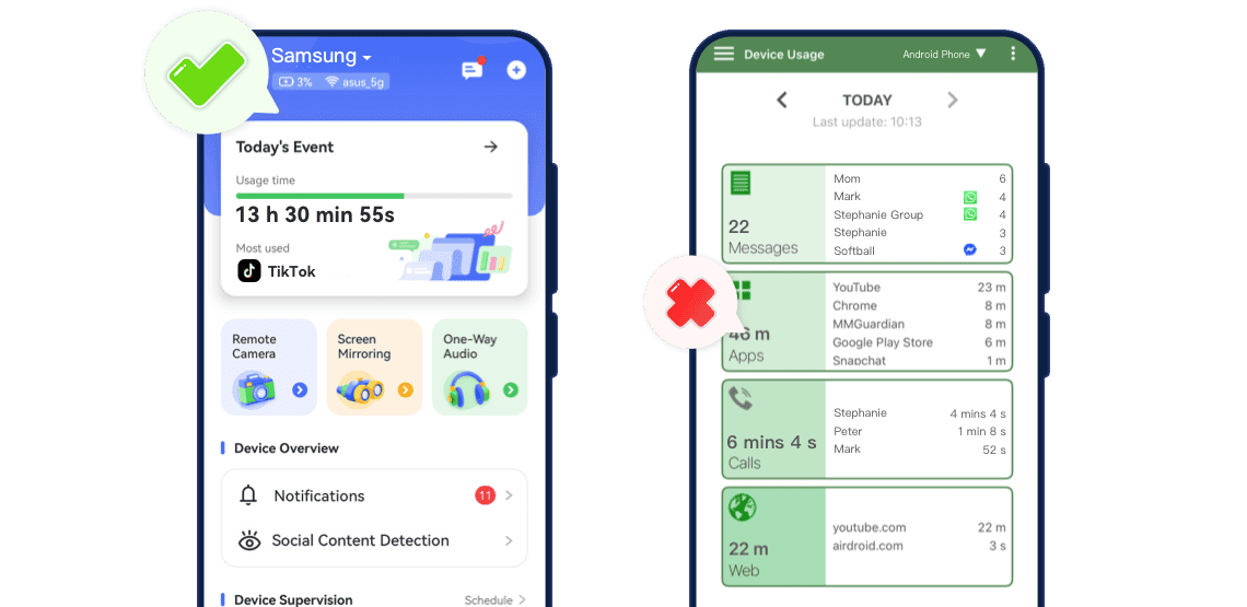 airdroid vs mmguardian parental control
