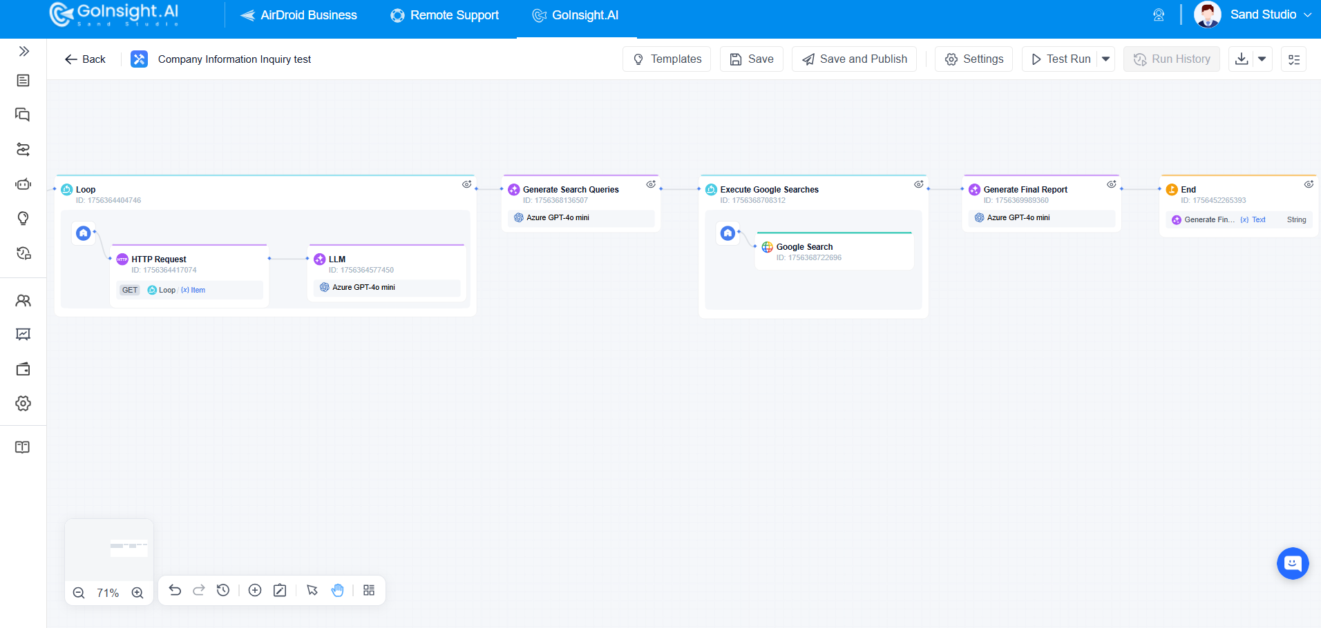 deep mining subpages for insight