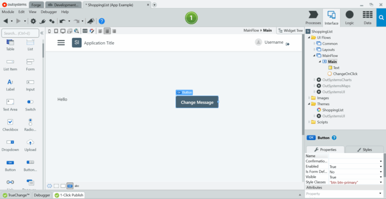 outsystems interface